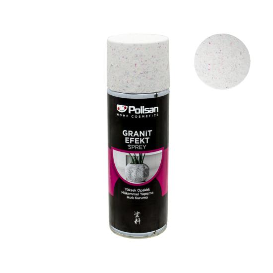 Polisan Granit Efekt Sprey Beyaz 400Ml Granit Görünümlü Taş Efekt